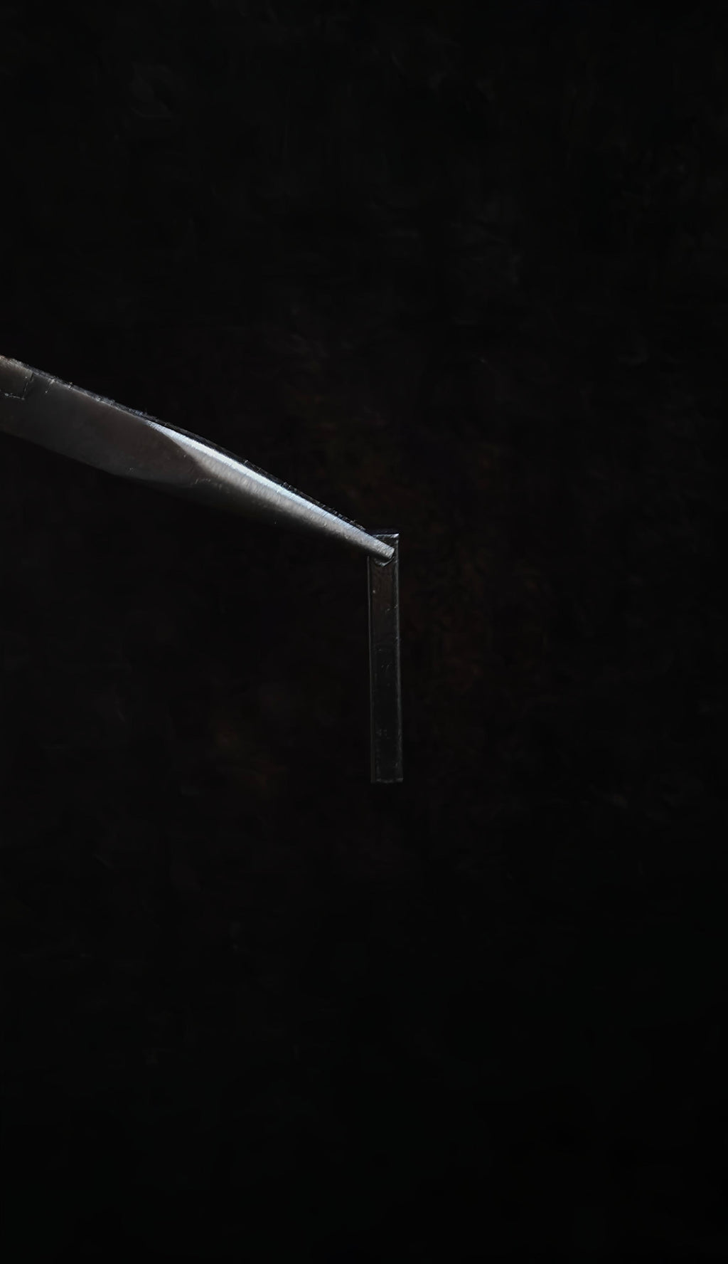 Bar Pendant (Black) With 18" Chain